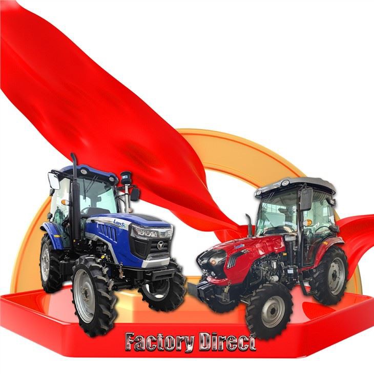 Zemědělské traktory Zemědělské stroje 30hp-120hp 4wd Velký koňský traktor